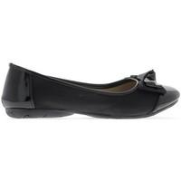 Chaussmoi Ballerinas large black bi material women\'s Shoes (Pumps / Ballerinas) in black