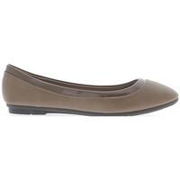 chaussmoi brown ballerina with painted wide rim womens shoes pumps bal ...