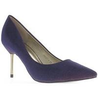 Chaussmoi Purple pumps heels glitter needle 8.5 cm pointed tips women\'s Court Shoes in purple