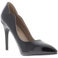 Chaussmoi Varnished black pumps heel needle 10.5 cm pointed tips women\'s Court Shoes in black