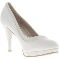 Chaussmoi Pumps white effect woman glittery 10cm heel women\'s Court Shoes in white