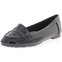 Chaussmoi Varnished black ballerinas 0.5 cm with tip look moccasins heel women\'s Shoes (Pumps / Ballerinas) in black
