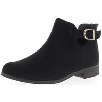 chaussmoi low black boots to 25 cm aspect suede open stem heel womens  ...