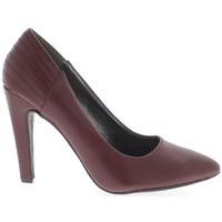 Chaussmoi Shoes big size sharp bordeaux to 12 cm heel women\'s Court Shoes in red