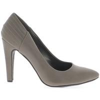 Chaussmoi Shoes big size sharp gray to 12 cm heel women\'s Court Shoes in grey