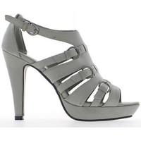 chaussmoi sandals women grey heels 11cm and 25 cm platform womens sand ...