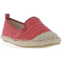 Chaussmoi Woman red sneakers with glitter stripes women\'s Espadrilles / Casual Shoes in red