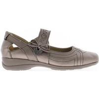 Chaussmoi Shoes women silver ventilated comfort decor node women\'s Shoes (Pumps / Ballerinas) in grey