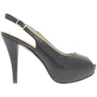 Chaussmoi End black Sandals open 10cm heel women\'s Sandals in black