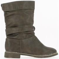 chaussmoi boots women brown heel 2cm womens high boots in brown