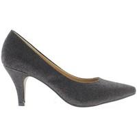 Chaussmoi Woman shoes Black 7.5 cm heel women\'s Court Shoes in black