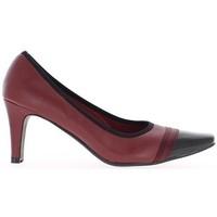 chaussmoi shoes woman heel 7 5cm flanged womens court shoes in red