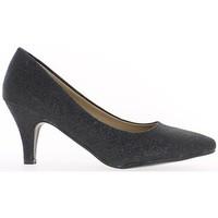 chaussmoi pumps heels of 6cm red loop womens court shoes in black