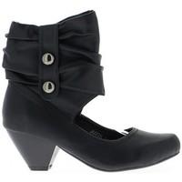 Chaussmoi Black Heel sizes shoes 5.5 cm women\'s Court Shoes in black