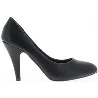 chaussmoi shoes women black 85 cm heel womens court shoes in black