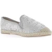 Chaussmoi Espadrilles femme argentées avec effet brillant women\'s Shoes (Pumps / Ballerinas) in grey