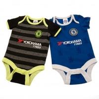 Chelsea F.C. 2 Pack Bodysuit 12/18 mths LN