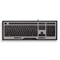 cherry kc 5000 corded usb keyboard silverblack