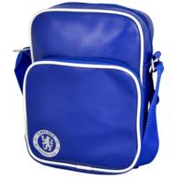 chelsea fc official football crest shoulder strap bag one size bluewhi ...