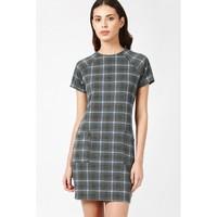 CHECK POCKET SHIFT DRESS