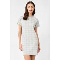 CHECK POCKET SHIFT DRESS