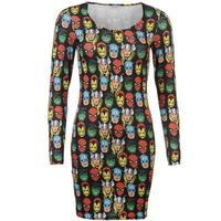 character long sleeve body dress ladies