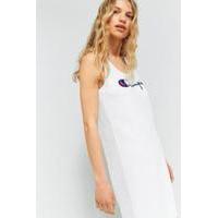 Champion White Large Logo Tank Dress, WHITE