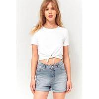 Cheap Monday Donna Denim Shorts, BLUE