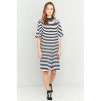 Cheap Monday Smash Narrow Stripe Dress, BLACK