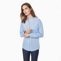 Chambray Band Collar Shirt - Hamptons Blue