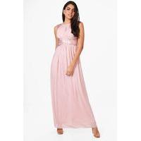 Charlie Embellished Maxi Dress - blush