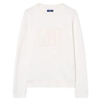 Chenille Logo Sweatshirt - Eggshell