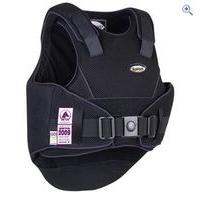 champion flexair childrens body protector xs colour black grey