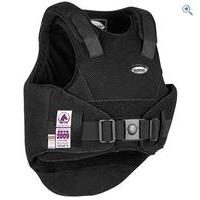 champion flexair childrens body protector medium colour black grey