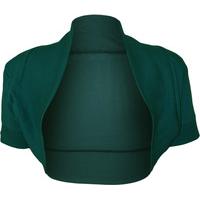 Cher Short Sleeved Bolero Shrug - Teal