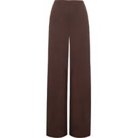 cherry wide leg palazzo trousers brown