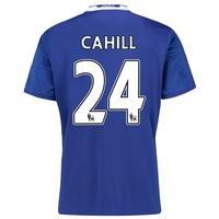 Chelsea Home Shirt 2016-17 with Cahill 24 printing, Blue