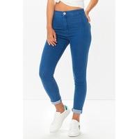 chantelle light blue high waisted skinny jeans