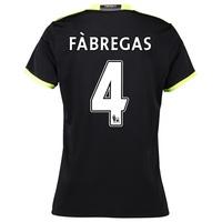 chelsea away shirt 16 17 womens with fbregas 4 printing black