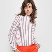 Checked Stretch Poplin Shirt