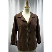 chris roxborough size medium brown jacket