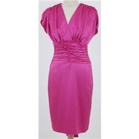 Charas, size 10 pink satin cocktail dress