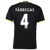 Chelsea Away Shirt 16-17 with Fàbregas 4 printing, Black