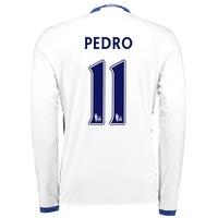 Chelsea Third Shirt 16-17 - Long Sleeve with Pedro 11 printing, White