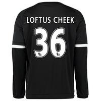 Chelsea Third Shirt 2015/16 - Long Sleeve Black with Loftus-Cheek 36 p, White