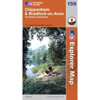 Chippenham & Bradford-on-Avon - OS Explorer Map Sheet Number 156
