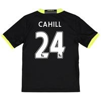 Chelsea Away Shirt 16-17 - Kids with Cahill 24 printing, Black