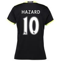 Chelsea Away Shirt 16-17 - Womens with Hazard 10 printing, Black