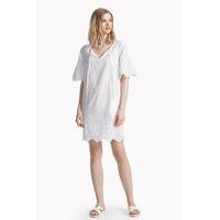 Chantilly Mix Scallop Hem Dress