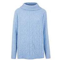 Chenille Roll Neck Jumper